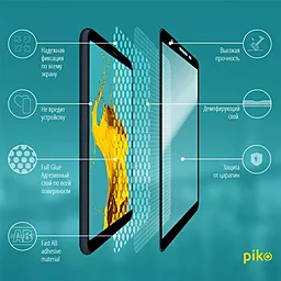 Захисне скло Piko Full Glue Samsung A013 Galaxy A01 Core Black (1283126505041) - мініатюра 3