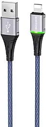 Кабель Borofone BU25 Glory USB-A - Lightning 12w 2.4a 1.2м cable Blue