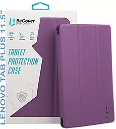 Чехол для планшета BeCover Smart Case для Lenovo Tab Plus 11.5" Purple (711885) - фото Чехол для планшета BeCover Smart Case для Lenovo Tab Plus 11.5" Purple (711885)