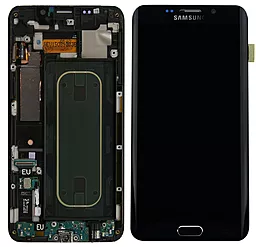 Дисплей Samsung Galaxy S6 EDGE Plus G928 с тачскрином и рамкой, сервисный оригинал, Black - фото Дисплей Samsung Galaxy S6 EDGE Plus G928 с тачскрином и рамкой, сервисный оригинал, Black