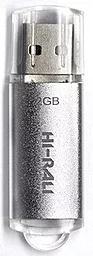 Флешка Hi-Rali Rocket Series 2GB USB 2.0 (HI-2GBRKTSL) Silver