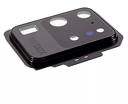 Стекло камеры Samsung Galaxy S20 Ultra G988 с рамкой Cosmic Black - миниатюра 2
