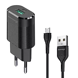 Сетевое зарядное устройство Grand-X 2.1a home charger + micro USB cable black (CH-17U) - фото Сетевое зарядное устройство Grand-X 2.1a home charger + micro USB cable black (CH-17U)