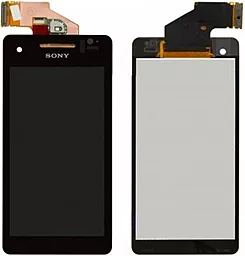 Дисплей Sony Xperia V (LT25i) з тачскріном, Black