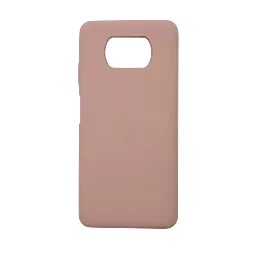 Чохол Silicone Case Jelly для Xiaomi Poco X3 Pink Sand