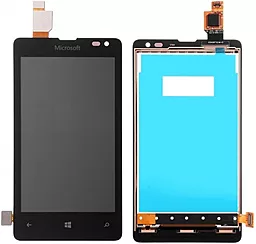 Дисплей Microsoft Lumia 435, Lumia 532 (RM-1069) с тачскрином, Black - фото Дисплей Microsoft Lumia 435, Lumia 532 (RM-1069) с тачскрином, Black