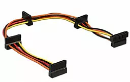 Кабель (шлейф) Cablexpert SATA на 4 устройства, 0.4 м - фото Кабель (шлейф) Cablexpert SATA на 4 устройства, 0.4 м