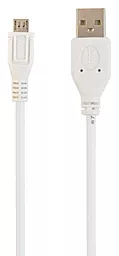 Кабель Cablexpert USB-A - micro USB 12w 2.4a 3м cable White (CCP-mUSB2-AMBM-W-10) - фото Кабель Cablexpert USB-A - micro USB 12w 2.4a 3м cable White (CCP-mUSB2-AMBM-W-10)