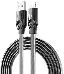 Кабель Borofone BU12 Synergy USB-A - Lightning 12w 2.4a 1.2м cable Black - миниатюра 4 Кабель Borofone BU12 Synergy USB-A - Lightning 12w 2.4a 1.2м cable Black - миниатюра 4