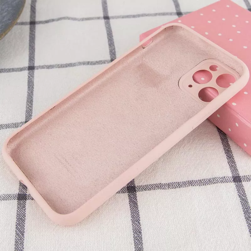Чехол Silicone Case Full Camera для Apple iPhone 12 Pro Max Chalk Pink - фото 2