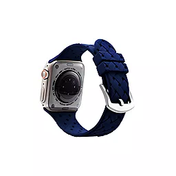 Сменный ремешок для умных часов Apple Watch Grid Weave 42/44/45/49mm Blue