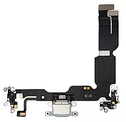 Нижний шлейф Apple iPhone 15 Plus c разъемом зарядки, с микрофоном Green - фото Нижний шлейф Apple iPhone 15 Plus c разъемом зарядки, с микрофоном Green