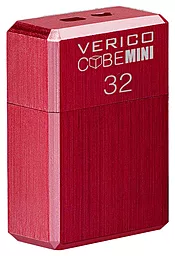 Флешка Verico USB 2.0 32Gb MiniCube (1MCOV-M7RD33-NN) Red - фото Флешка Verico USB 2.0 32Gb MiniCube (1MCOV-M7RD33-NN) Red