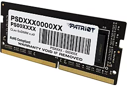 Оперативная память для ноутбука Patriot Signature Line SO-DIMM DDR4 3200MHz 16GB (PSD416G32002S) - миниатюра 3