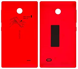 Задняя крышка корпуса Nokia X Dual Sim (RM-980) Original Red