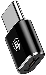 Адаптер-перехідник Baseus Micro to Type-C Black (CAMOTG-01)