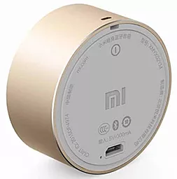 Колонки акустические Xiaomi Mi Portable Speaker Gold - миниатюра 4