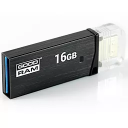 Флешка GooDRam 16GB OTN3 (Twin) Black USB 3.0 (OTN3-0160K0R11) - миниатюра 2