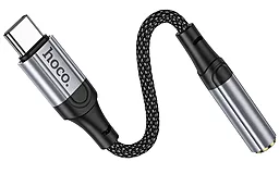 Аудио-переходник Hoco LS36 Fresh Digital M-F USB Type-C -> 3.5 mm Black - миниатюра 3