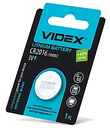 Батарейки Videx CR2016 1шт 3 V