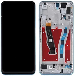 Дисплей Huawei P Smart Pro 2019, Y9S с тачскрином и рамкой, оригинал, Breathing Crystal