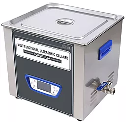 Ультразвуковая ванна Jeken TUC-200 (20Л, 360Вт, 40кГц, подогрев до 60°C, таймер 1-99мин., регулировка мощности, спуск жидкости) - миниатюра 3