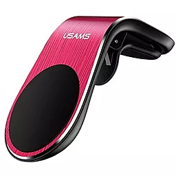 Держатель магнитный Usams ZJ46ZJ02 Air Vent Clip Car Holder Red - фото Держатель магнитный Usams ZJ46ZJ02 Air Vent Clip Car Holder Red