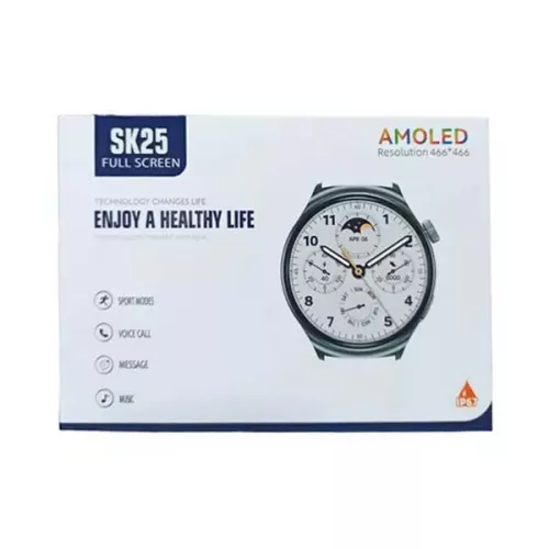 Смарт-часы Smart Watch SK25 Amoled Gold - фото 2