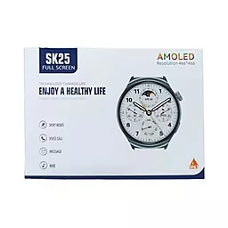 Смарт-часы Smart Watch SK25 Amoled Gold - миниатюра 2 Смарт-часы Smart Watch SK25 Amoled Gold - миниатюра 2
