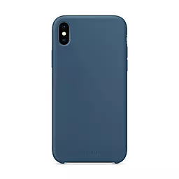 Чехол MAKE Silicone Case Apple iPhone XS Max Blue (MCS-AIXSMBL) - миниатюра 2