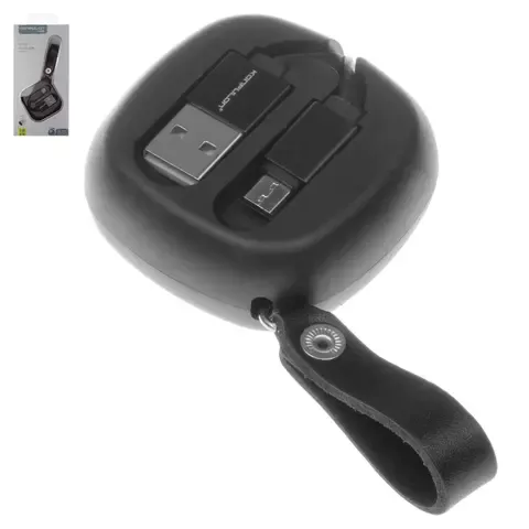 Кабель Konfulon S79 USB-A - micro USB 10w 1м cable Black - фото 1