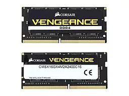 Оперативна пам'ять для ноутбука Corsair 16 GB (2x8GB) SO-DIMM DDR4 2400 MHz Vengeance (CMSX16GX4M2A2400C16)