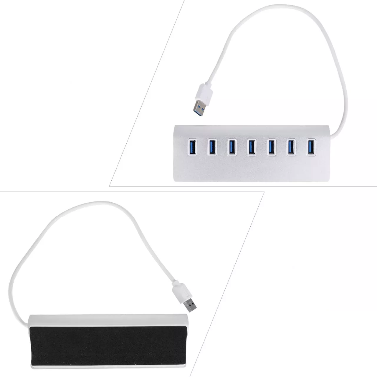 USB хаб EasyLife 7-in-1 gray - фото 4