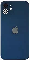 Задняя крышка корпуса Apple iPhone 12 со стеклом камеры Blue - фото Задняя крышка корпуса Apple iPhone 12 со стеклом камеры Blue