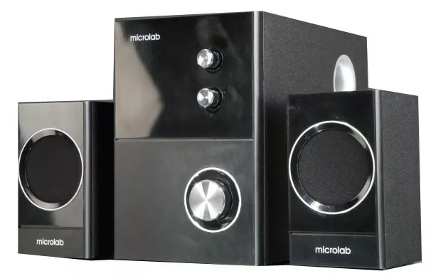 Колонки акустические Microlab M-223 Black - фото 1