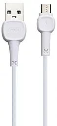 Кабель USB XO NB132 Pure Copper micro USB Cable White
