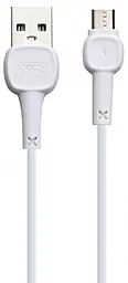 Кабель XO NB132 USB-A - micro USB 10w 1м cable White - фото Кабель XO NB132 USB-A - micro USB 10w 1м cable White