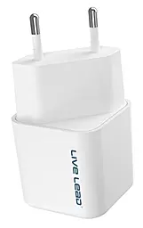 Сетевое зарядное устройство EasyLife LL-MT606 20w PD USB-C/USB-A ports charger white - фото Сетевое зарядное устройство EasyLife LL-MT606 20w PD USB-C/USB-A ports charger white