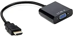Видео переходник (адаптер) HDMI - VGA 1080p 60hz 0.15m black (PN-HDMI-VGA) Patron