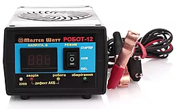 Зарядное устройство Master Watt РОБОТ-12 для аккумулятора 12V / 12.5А MF WET AGM GEL CA - миниатюра 2