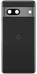 Задняя крышка корпуса Google Pixel 7 со стеклом камеры Original Obsidian