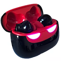 Наушники Earbuds SmilePods Black/Red