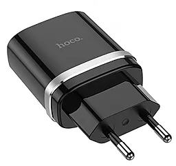 Сетевое зарядное устройство с быстрой зарядкой Hoco C12Q 18w QC3.0 home charger black