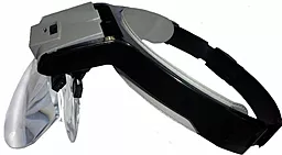 Бинокулярная лупа Magnifier 81001-B2 з LED