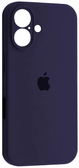 Чехол Silicone Case Full Camera для Apple iPhone 16 Plus New Purple - фото 1