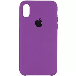 {"ru": "Чехол", "uk": "Чохол"} Silicone Case для Apple iPhone X, iPhone XS Grape