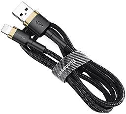 USB Кабель Baseus Cafule 3M Lightning Cable Gold/Black (CALKLF-RV1)