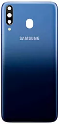 Задняя крышка корпуса Samsung Galaxy M30 2019 M305 со стеклом камеры Original Blue - фото Задняя крышка корпуса Samsung Galaxy M30 2019 M305 со стеклом камеры Original Blue