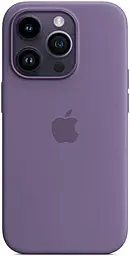 Чехол Silicone Case Full with MagSafe and SplashScreen для Apple iPhone 14 Iris - фото Чехол Silicone Case Full with MagSafe and SplashScreen для Apple iPhone 14 Iris