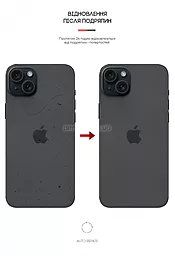Гідрогелева плівка ArmorStandart на задню панель для  Apple iPhone 15 Plus Carbone Transparent (ARM71902) - мініатюра 3